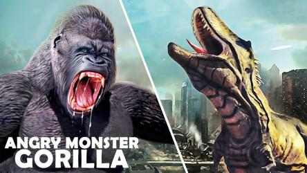 Captura de Pantalla 2 Monster Gorilla Attack-Godzilla Vs King Kong Games android