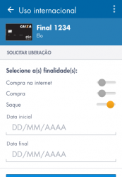 Screenshot 5 Cartões CAIXA android