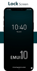 Captura de Pantalla 4 Dark Emui-10 Theme for Huawei android