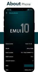 Captura de Pantalla 8 Dark Emui-10 Theme for Huawei android