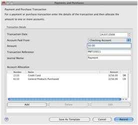 Captura de Pantalla 5 Express Accounts Plus for Mac mac