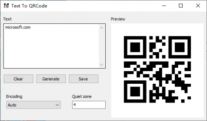 Screenshot 1 Text To QRCode windows