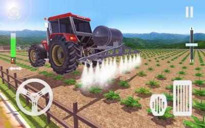 Captura 4 Real Tractor Farming Game 2021: Modern Farmer android