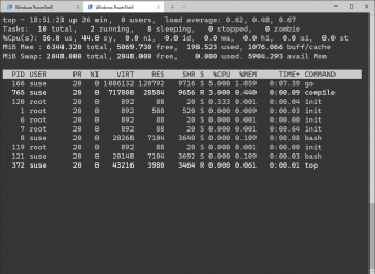 Captura de Pantalla 3 SUSE Linux Enterprise Server 15 SP3 windows