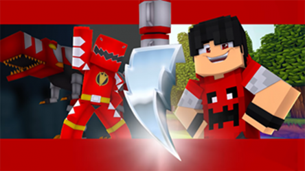 Screenshot 2 Mod Power's Rangers for Minecraft - Dino Skin android