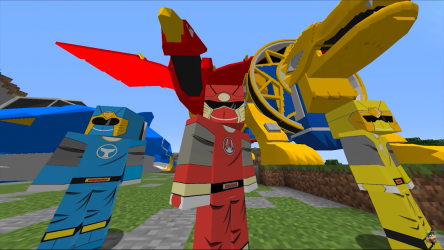 Imágen 5 Mod Power's Rangers for Minecraft - Dino Skin android
