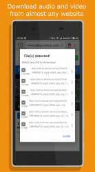Captura 11 IDM: Video, Movie, Music, Torrent download manager android