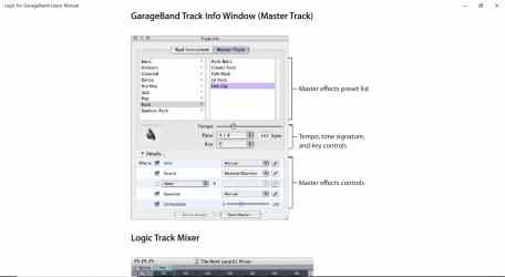 Captura de Pantalla 3 Logic Pro for GarageBand Users Manual windows