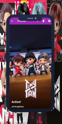 Screenshot 12 TinyTAN BTS Live Wallpaper android