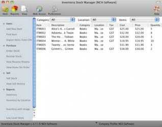 Screenshot 2 Inventoria Inventory Software for Mac mac