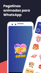 Captura 2 Gifoo: stickers GIF para WhatsApp WAStickerApps android