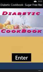 Capture 1 Diabetic Cookbook- Sugar Free Recipe for Diabetics windows