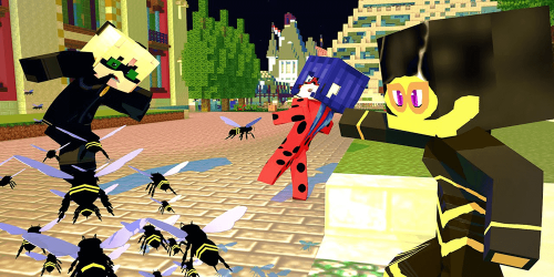 Screenshot 2 Noir Lady Bug Mod for Minecraft android