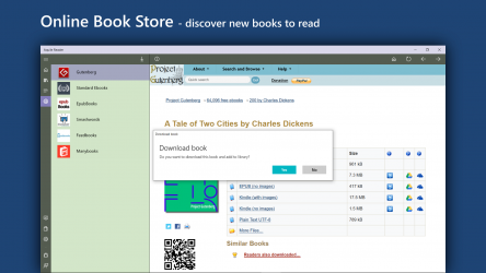 Captura de Pantalla 5 Aquile Reader - Modern ebook reader windows
