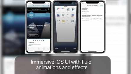 Captura 3 Browser iOS 14 for iphone app android