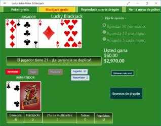Screenshot 3 Suerte Video Poker & Blackjack windows