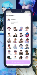 Screenshot 2 Suga BTS WASticker android
