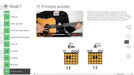Captura de Pantalla 2 Lecciones de Guitarra Principiante #1 windows