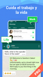Capture 3 2Space Pro: 2 cuentas para 2 whatsapp, clone apps android