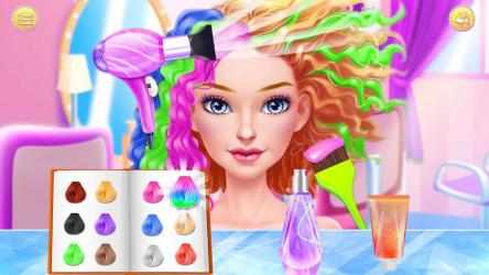 Screenshot 12 Hair Stylist Fashion Salon ❤ Rainbow Unicorn Hair android