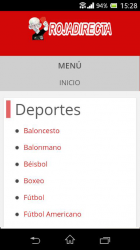 Screenshot 4 Roja Directa Futbol android