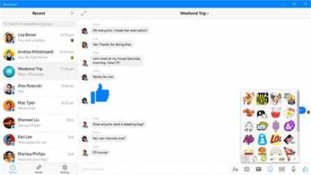 Screenshot 2 Messenger Facebook windows