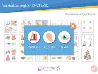 Screenshot 6 Vocabulaire anglais CP CE1 CE2 windows