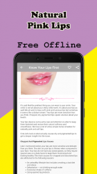 Screenshot 4 Natural Pink Lips Remedies android