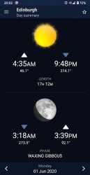 Screenshot 4 Sundroid: Sunrise and Sunset android