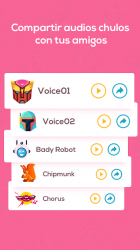 Screenshot 9 Cambiador de voz - Modulador de voz&Editor de voz android