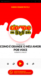 Screenshot 1 Rádio Cidade FM 91,5 windows
