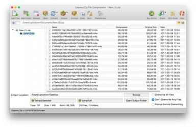 Captura de Pantalla 3 Express Zip Free File Compression for Mac mac