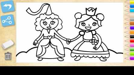 Captura de Pantalla 1 Colorear princesas. Juegos educativos para niñas windows