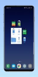 Captura de Pantalla 3 % del nivel de carga Battery Widget (gratis) android