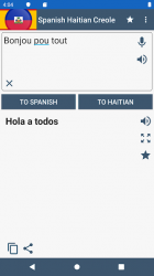 Screenshot 4 Traductor español criollo haitiano android