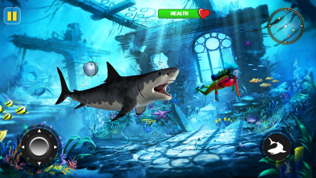 Captura 5 Enojado Tiburón Ataque - Salvaje Tiburón Juego android