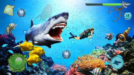 Screenshot 12 Enojado Tiburón Ataque - Salvaje Tiburón Juego android