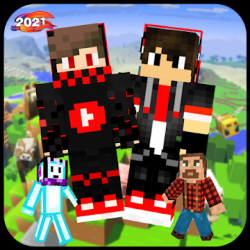 Captura de Pantalla 1 Youtuber Skin Pack For Minecraft 2021 android