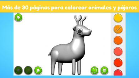 Captura de Pantalla 9 3D Animal libro para colorear android