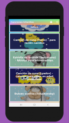 Captura de Pantalla 4 Canciones infantiles de cuna android