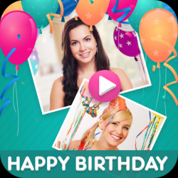 Screenshot 1 Birthday Video Maker with Song, Name & Music 2021 android