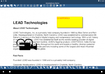 Screenshot 5 LEADTOOLS Annotations App android
