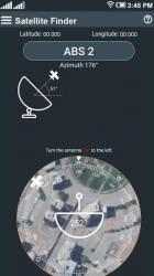 Screenshot 6 buscador de satélites (puntero de plato y alineado android