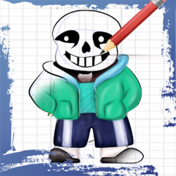 Screenshot 1 How to Draw Sans android
