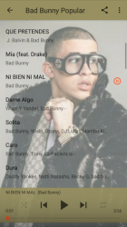 Captura 8 song of bad bunny - musica Offline More android