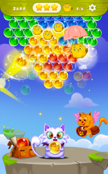 Imágen 4 Bubble Shooter: Cat Pop Game android