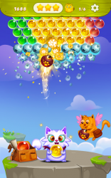 Screenshot 6 Bubble Shooter: Cat Pop Game android