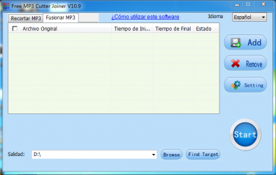 Captura de Pantalla 2 Free MP3 Cutter Joiner windows