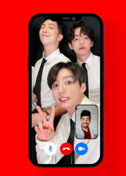Captura 2 BTS Video Call & Chat 방탄소년단 android