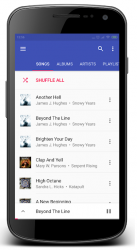 Screenshot 2 Blu Music Player android